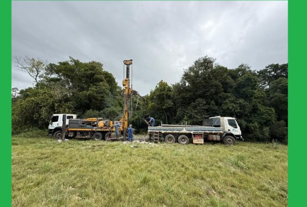 Perfuração de poço artesiano