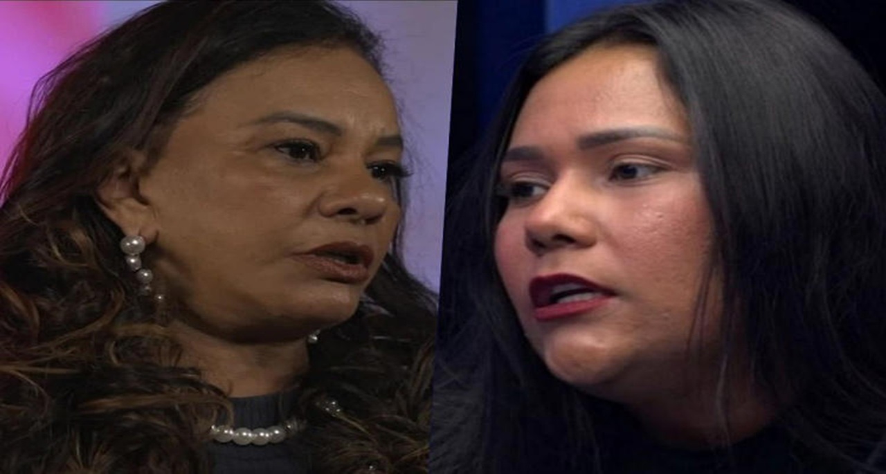 Solange Couto e Chaiany. (Fotos: Reprodução/GloboPlay/Montagem Área VIP)