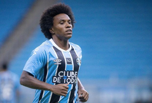 Willian apresenta edema muscular e vira dúvida para os próximos jogos do Grêmio / Maxi Franzoi/Agif/Gazeta Press