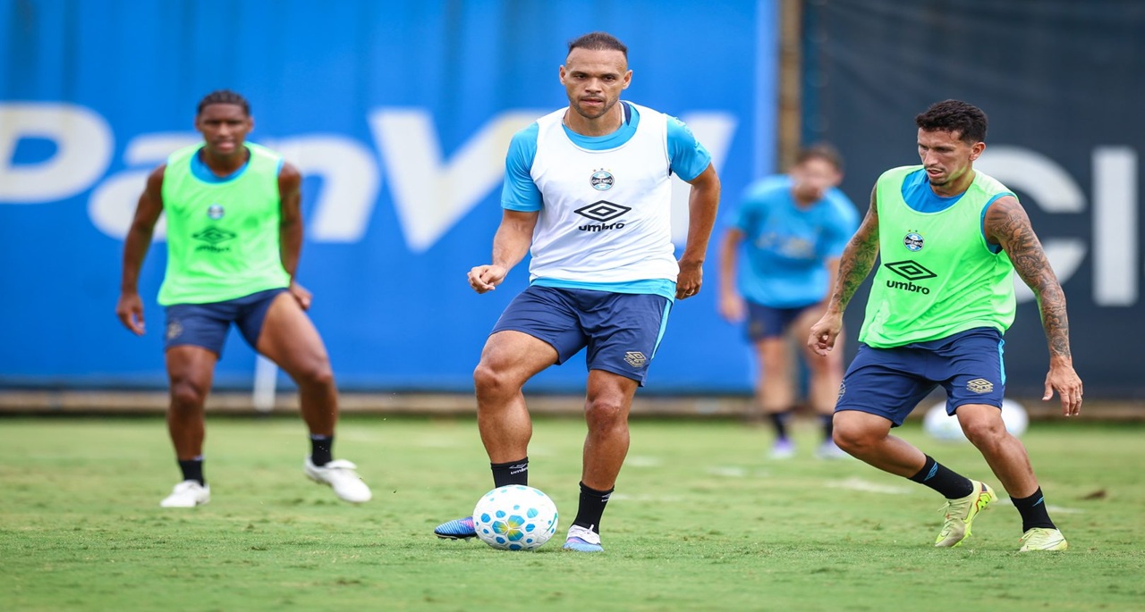 Grêmio em treinamento