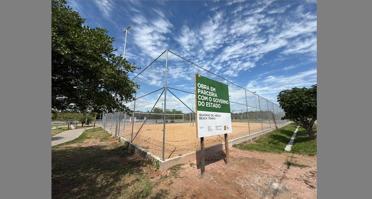 Novas quadras de futebol e vôlei na Prainha