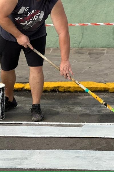 Revitalização da sinalização viária - Camaqua.