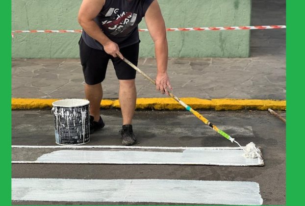 Revitalização da sinalização viária - Camaqua.