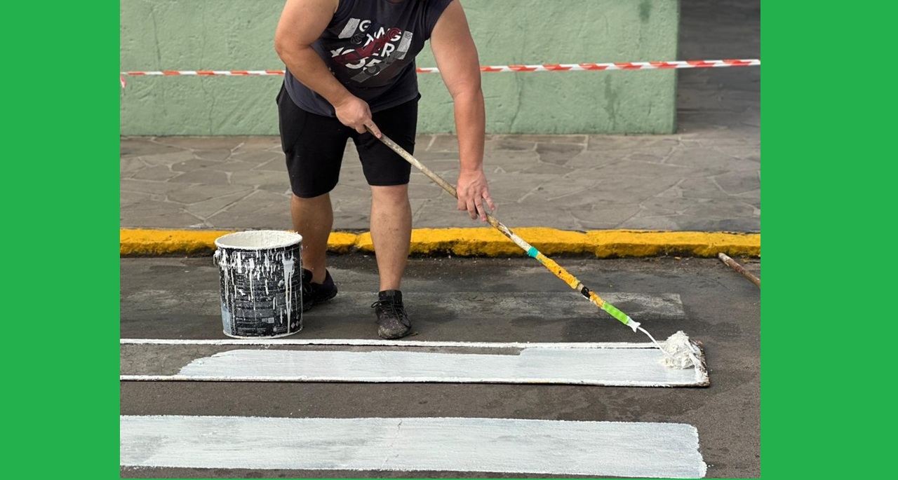 Revitalização da sinalização viária - Camaqua.