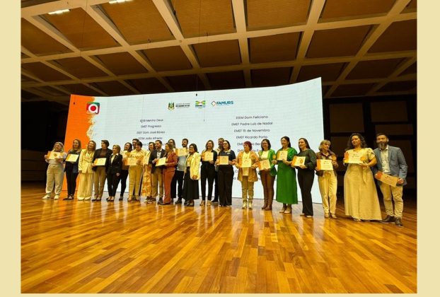 As escolas João Beckel, na localidade da Querência, e 15 de Novembro, na Santa Auta, representaram o município na lista.