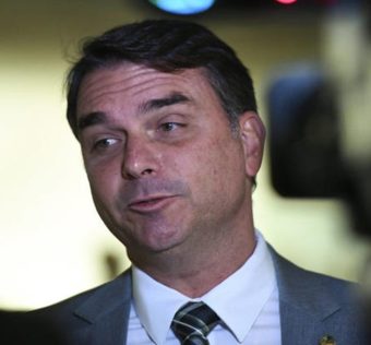 O senador Flávio Bolsonaro (PL-RJ), o filho “01” do ex-presidente Jair Bolsonaro (PL)