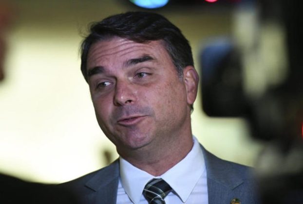 O senador Flávio Bolsonaro (PL-RJ), o filho “01” do ex-presidente Jair Bolsonaro (PL)