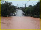 Uma das cidades mais atingidas pela precipitação foi Porto Mauá, que teve 188 mm em dois dias.