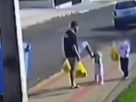 Homem é flagrado chutando filha na região do rosto no interior do Paraná