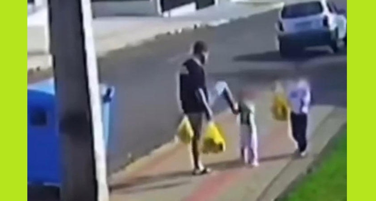 Homem é flagrado chutando filha na região do rosto no interior do Paraná