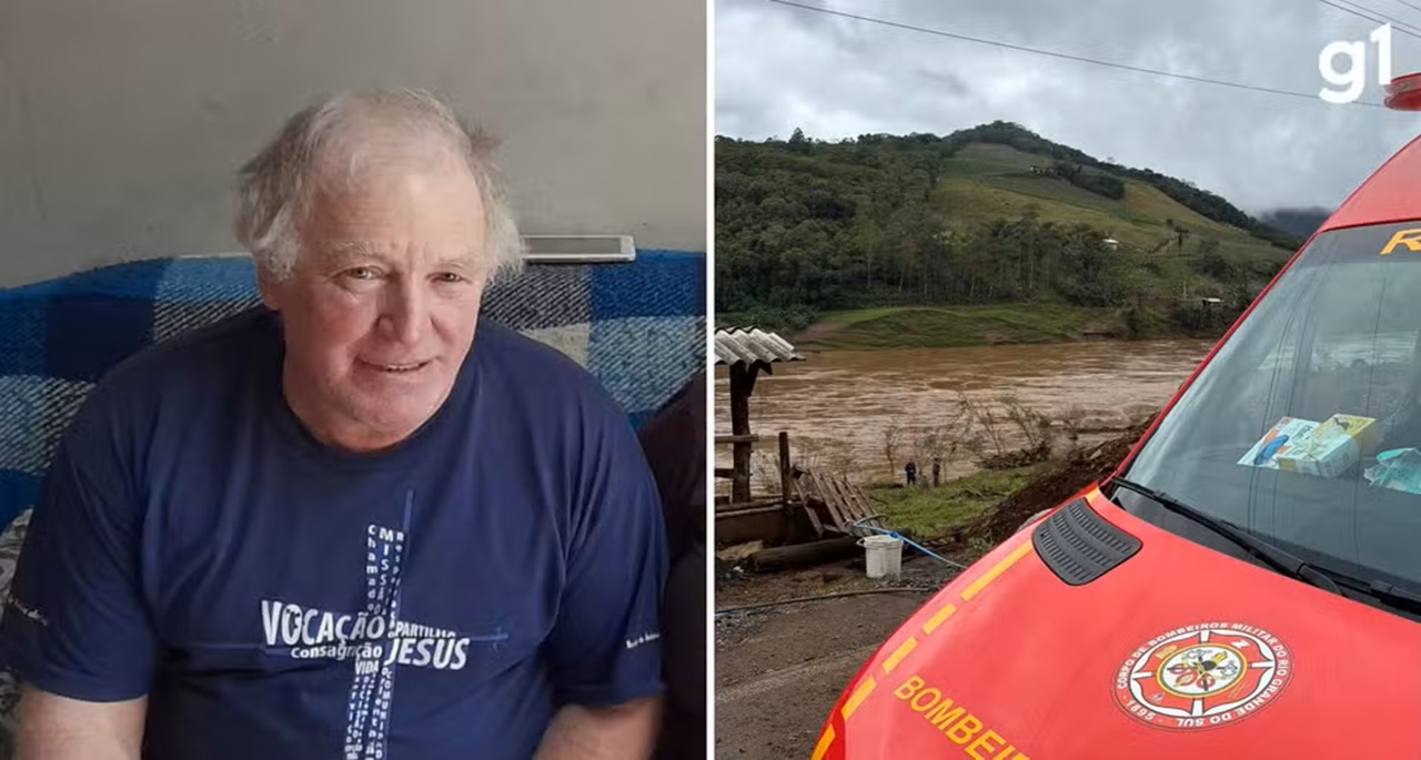 Vítima caiu de uma pequena embarcação de madeira e foi retirada da água pelo filho.