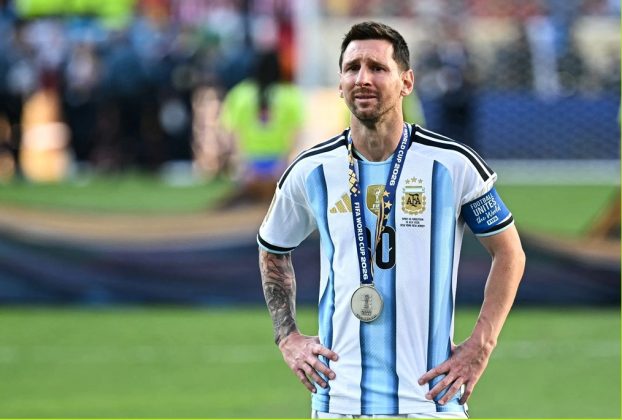 Messi chora após vice da Argentina e provável despedida da Copa