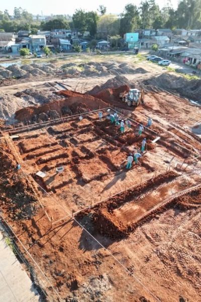 Construção do novo Centro de Referência de Assistência Social (CRAS) do bairro Getúlio Vargas