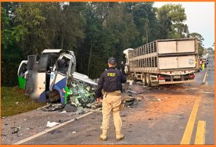 As informações são da Polícia Rodoviária Federal (PRF).