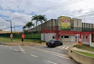 Fachada da fábrica da Bombril, em São Bernardo do Campo