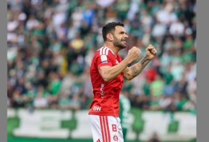 Bruno Henrique abriu o placar para o Inter em Chapecó
