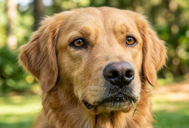 Cão comendo grama - Significado