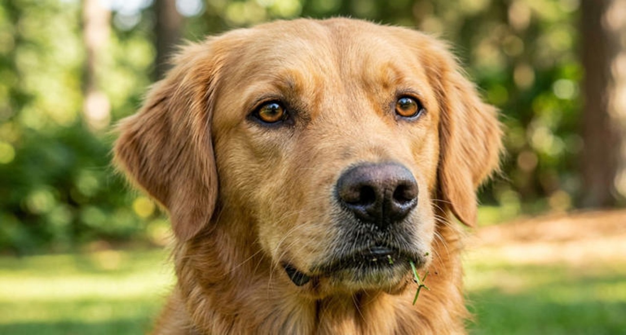 Cão comendo grama - Significado