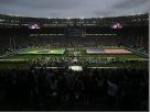 Partida de futebol americano no Maracanã