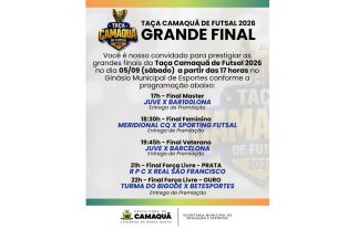 Finais da Taça Camaquã de Futsal 2026