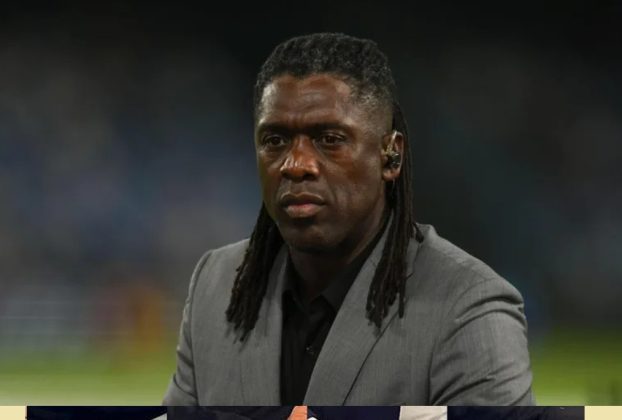 Seedorf como comentarista. Foto: Nicola Ianuale/Alamy Live News