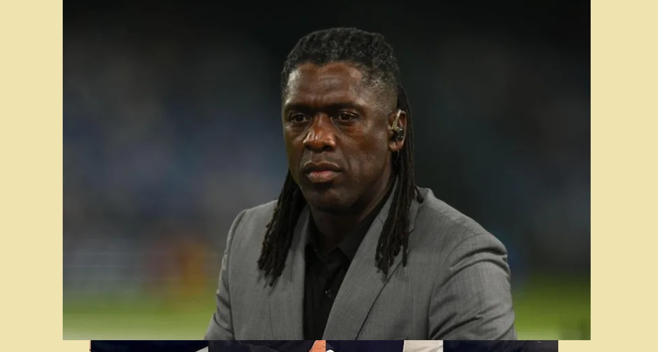 Seedorf como comentarista. Foto: Nicola Ianuale/Alamy Live News